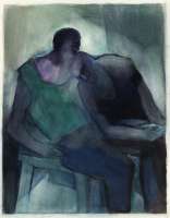 Bahnabteil, Schlafende