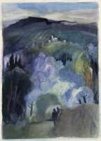 Blühende Obstbäume