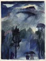 Gewitter-Landschaft