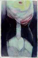 Frau sich ausziehend