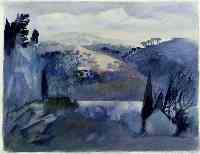 Fluss in der Toscana