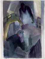 Bistro mit Kellner, Arles