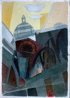 Gleichgewichts-Übung am Fischmarkt Hamburg